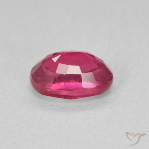 Rubi Luz vermelha Natural 1.27ct, oval, VS