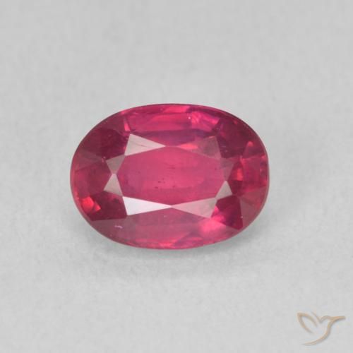 1.25ct Natural Luz vermelha Rubi, oval, VS