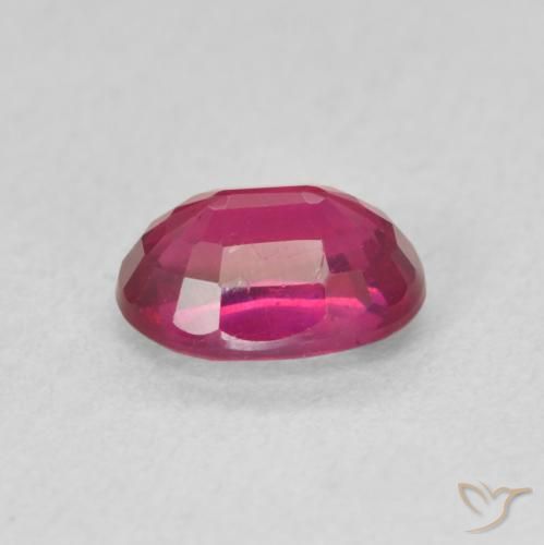Rubi Luz vermelha Natural 1.25ct, oval, VS