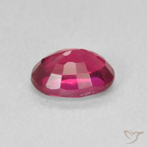 Rubi Luz vermelha Natural 1.23ct, oval, VS