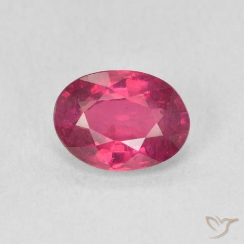 1.14ct Natural Luz vermelha Rubi, oval, VS