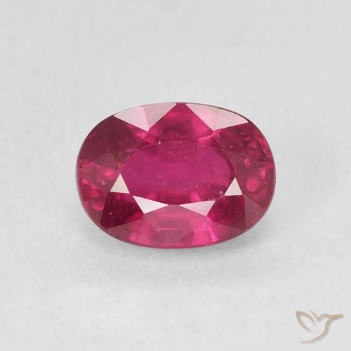 1.46ct Natural Vermelho rosado Rubi, oval, VS