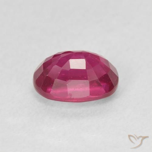 Rubi Vermelho rosado Natural 1.46ct, oval, VS