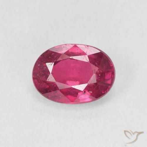 1.23ct Natural Vermelho rosado Rubi, oval, VS
