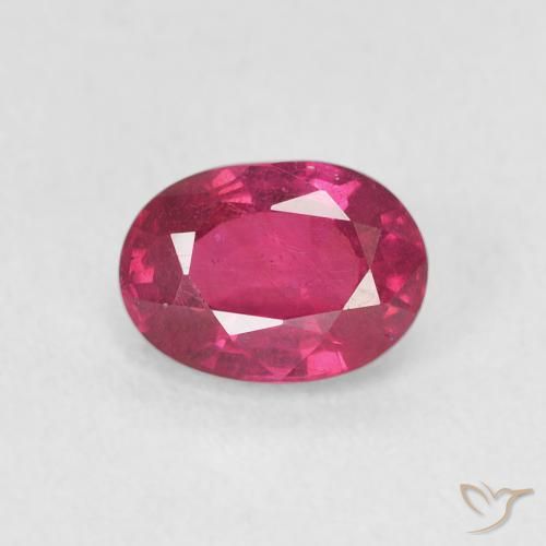 1.25ct Natural Vermelho rosado Rubi, oval, VS