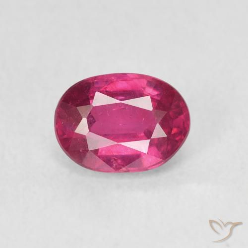 1.17ct Natural Vermelho rosado Rubi, oval, VS