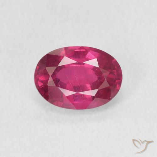1.21ct Natural Vermelho rosado Rubi, oval, VS