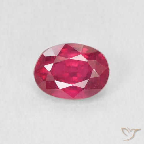 1.15ct Natural Vermelho rosado Rubi, oval, VS
