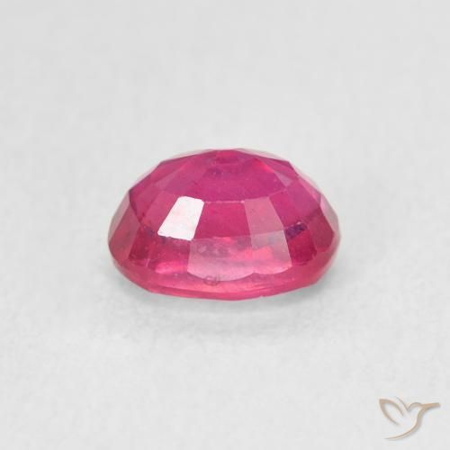 Rubi Luz vermelha Natural 1.34ct, oval, VS