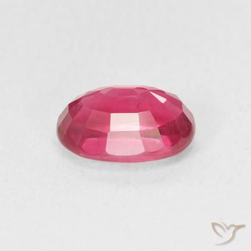 Rubi vermelho médio Natural 1.27ct, oval, VS