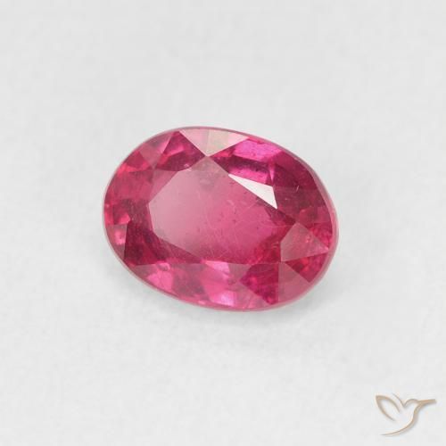 Rubi Luz vermelha Natural 1.14ct, oval, VS