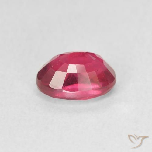 Rubi Rosa Avermelhado Profundo Natural 1.27ct, oval, VS