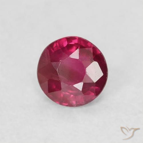 Rubi Medium Dark-Red Natural 0.19ct, Redondo, VS