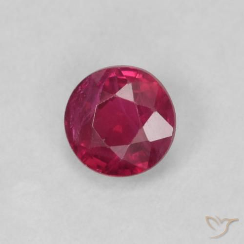 Rubi Medium Dark-Red Natural 0.21ct, Redondo, VS