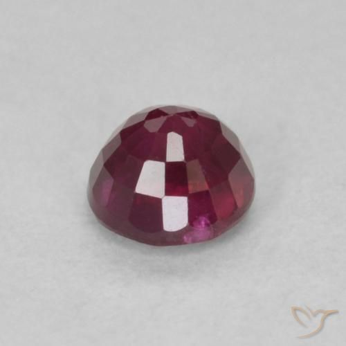 Rubi Vermelho escuro Natural 0.36ct, Redondo, SI