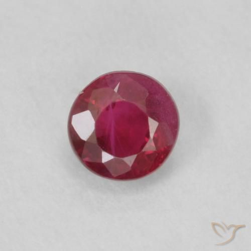 0.23ct Natural Jam Red Rubi, Redondo, VS