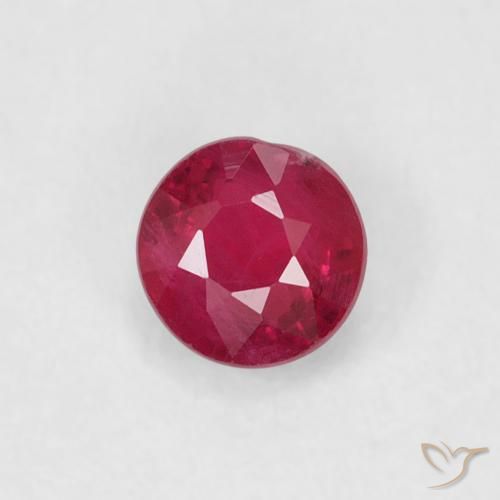 0.29ct Natural Jam Red Rubi, Redondo, SI-I1