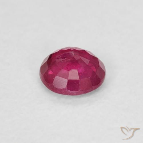 Rubi Medium Dark-Red Natural 0.24ct, Redondo, SI-I1