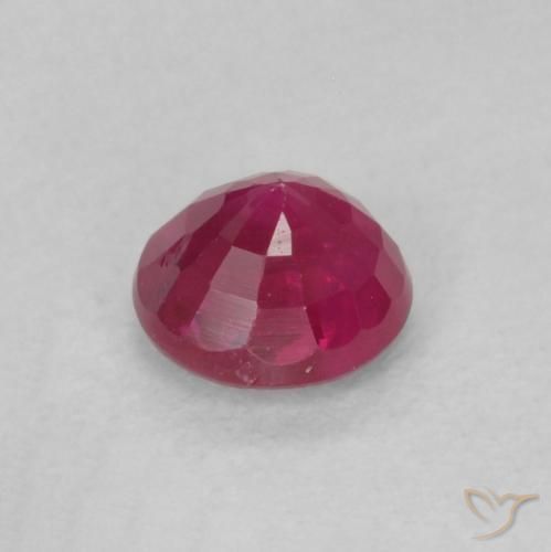 Rubi Luz vermelha Natural 0.28ct, Redondo, SI-I1