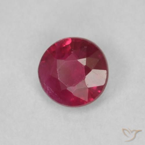 Rubi Medium Dark-Red Natural 0.21ct, Redondo, VS