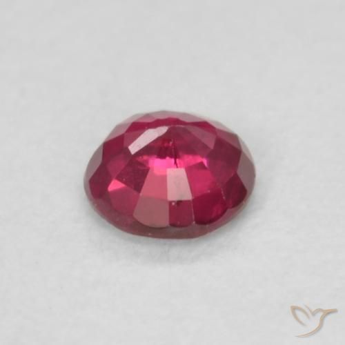 Rubi Vermelho escuro Natural 0.21ct, Redondo, VS