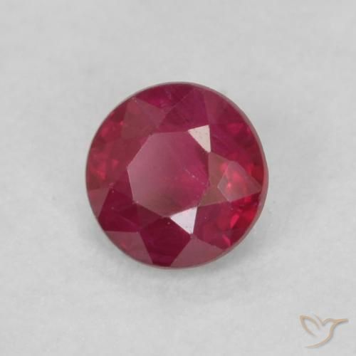 Rubi Medium Dark-Red Natural 0.21ct, Redondo, VS-SI