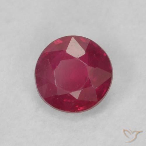 Rubi Medium Dark-Red Natural 0.22ct, Redondo, VS