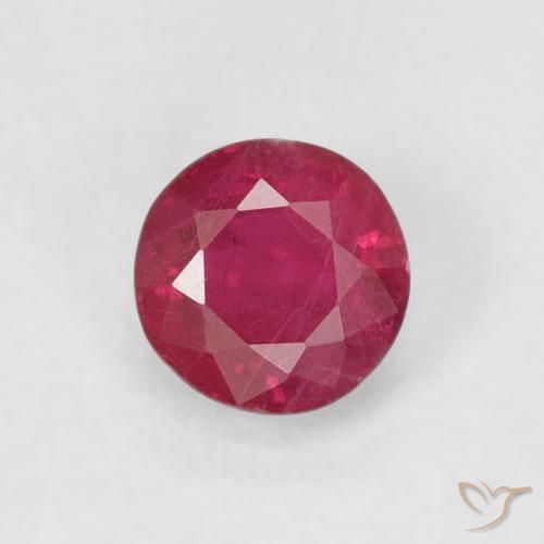 0.28ct Natural Jam Red Rubi, Redondo, SI-I1
