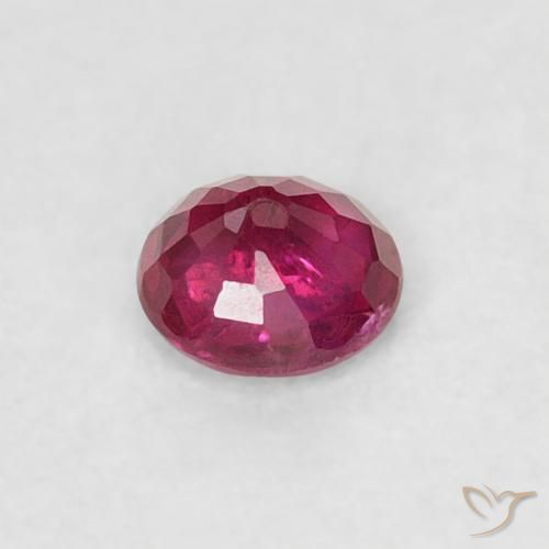 Rubi Medium Dark-Red Natural 0.18ct, Redondo, SI