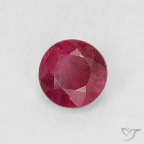 Rubi Medium Dark-Red Natural 0.20ct, Redondo, VS