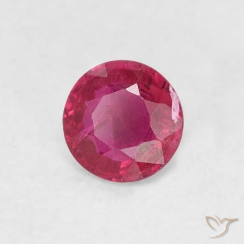 Rubi Medium Dark-Red Natural 0.22ct, Redondo, SI-I1
