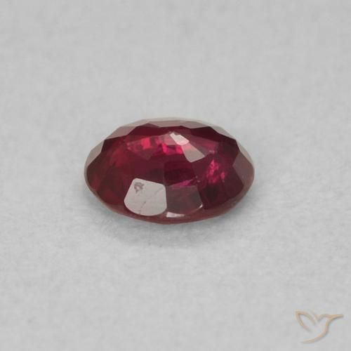 Rubi vermelho médio Natural 0.22ct, Redondo, SI