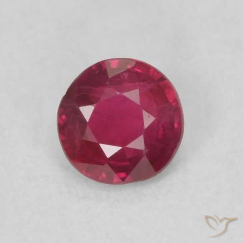 0.29ct Natural Sangue vermelho Rubi, Redondo, SI