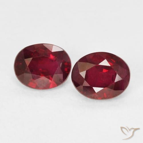 1.10ctw Natural Vermelho brilhante Rubi, oval, VS-SI