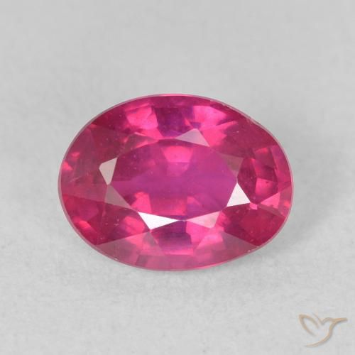 1.62ct Natural Vermelho rosado Rubi, oval, VS