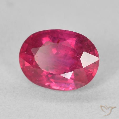 Rubi Luz vermelha Natural 2.11ct, oval, VS