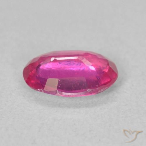 Rubi Medium Dark-Pink Natural 1.16ct, oval, VS