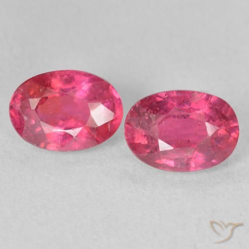 2.48ctw Natural Rosa quente Rubi, oval, VS