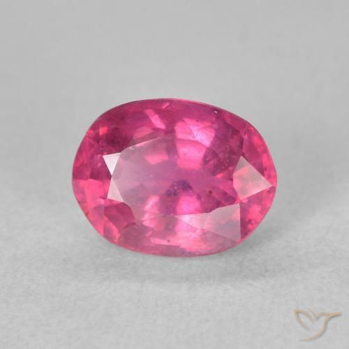 Rubi rosa médio Natural 2.00ct, oval, VS