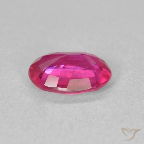 Rubi Medium Dark-Pink Natural 1.43ct, oval, VS