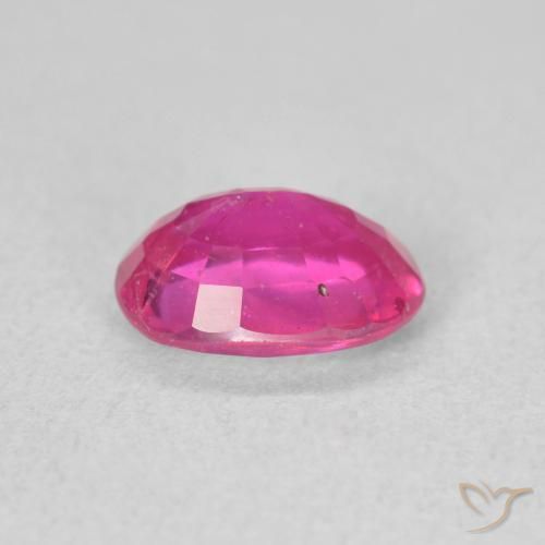 Rubi Rosa quente Natural 1.50ct, oval, VS