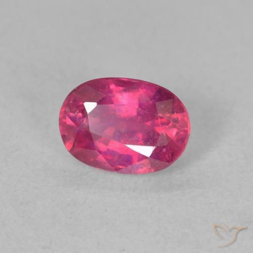 Rubi Medium Dark-Pink Natural 1.34ct, oval, VS