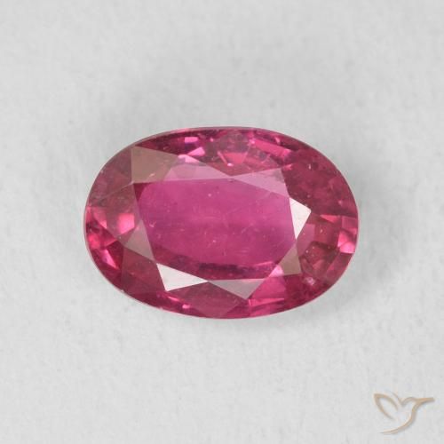 1.02ct Natural Luz vermelha Rubi, oval, VS