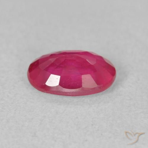 Rubi Luz vermelha Natural 1.01ct, oval, VS