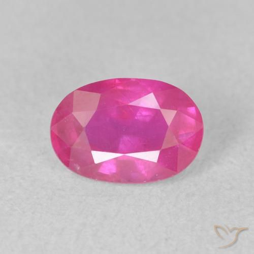 1.18ct Natural Magenta Profundo Rubi, oval, VS