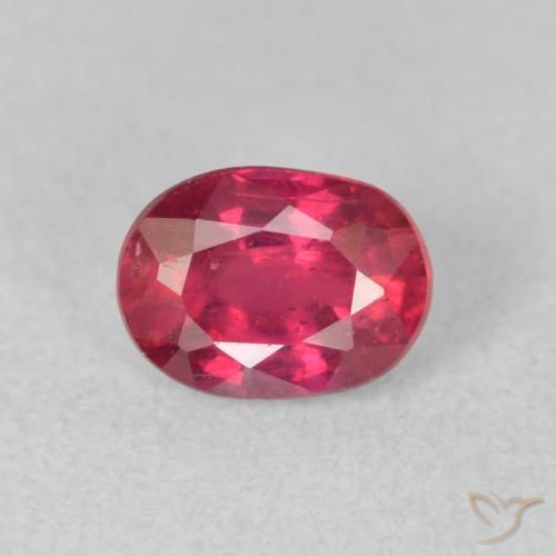1.13ct Natural Vermelho rosado Rubi, oval, VS