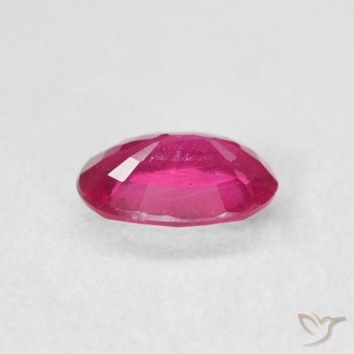 Rubi Luz vermelha Natural 1.35ct, oval, VS