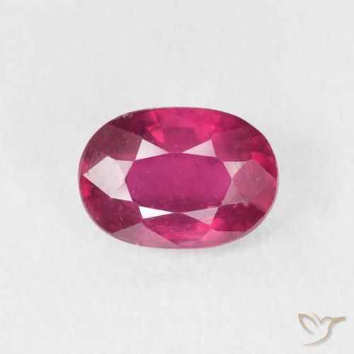 1.32ct Natural Vermelho rosado Rubi, oval, VS