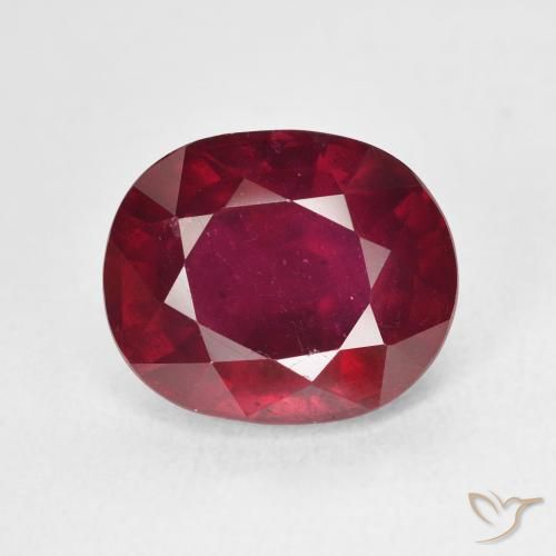 7.67ct Natural Sangue vermelho Rubi, oval, VS
