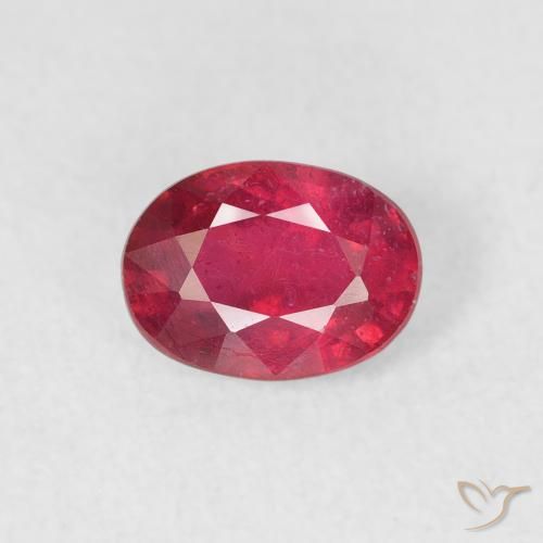 1.11ct Natural Carmesim Profundo Rubi, oval, VS